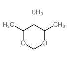 4,5,6-trimethyl-1,3-dioxane结构式