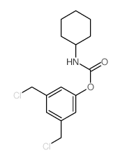 Carbamic acid,cyclohexyl-, 3,5-bis(chloromethyl)phenyl ester (9CI)结构式