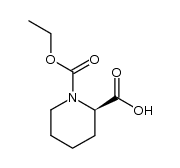 (R)-1-(ethoxycarbonyl)pipecolic acid结构式