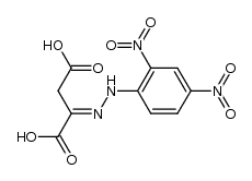 oxaloacetic acid 2,4-dinitrophenylhydrazone Structure