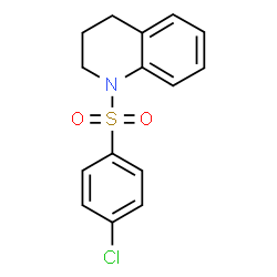 1-((4-chlorophenyl)sulfonyl)-1,2,3,4-tetrahydroquinoline structure