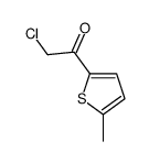 2-氯-1-(5-甲基-噻吩-2-基)-乙酮结构式