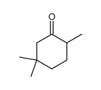 2,5,5-trimethyl-cyclohexanone结构式