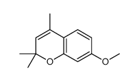 7-methoxy-2,2,4-trimethylchromene Structure