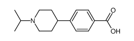 4-(1-Isopropyl-piperidin-4-yl)-benzoic acid结构式