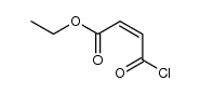 (Z)-3-(ethoxycarbonyl)propenoyl chloride结构式