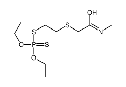 Dithiophosphoric acid O,O-diethyl S-[2-[(methylcarbamoyl)methylthio]ethyl] ester结构式