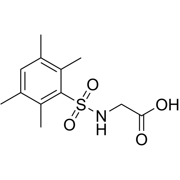 N-(2,3,5,6-四甲基苯基磺酰基)甘氨酸图片