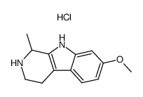 1,2,3,4-tetrahydroharmine结构式