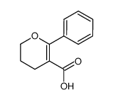 2-phenyl-5,6-dihydro-4H-pyran-3-carboxylic acid Structure