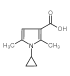 1-cyclopropyl-2,5-dimethylpyrrole-3-carboxylic acid picture