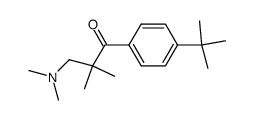 1-(4-tert-Butyl-phenyl)-3-dimethylamino-2,2-dimethyl-propan-1-one结构式