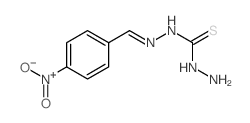 1-amino-3-[(4-nitrophenyl)methylideneamino]thiourea picture