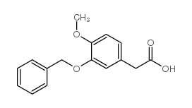 Benzeneacetic acid,4-methoxy-3-(phenylmethoxy)- Structure