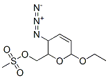 3-Azido-6-ethoxy-3,6-dihydro-2H-pyran-2-methanol methanesulfonate structure