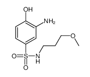 3-amino-4-hydroxy-N-(3-methoxypropyl)benzenesulfonamide Structure