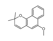 6-METHOXY-2,2-DIMETHYL-2H-BENZO[H]CHROMENE结构式