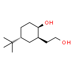 Cyclohexaneethanol, 5-(1,1-dimethylethyl)-2-hydroxy-, (1R,2R,5R)-rel- (9CI) Structure