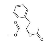 (R)-2-Acetoxy-3-phenylpropionsaeure-methylester Structure