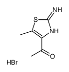 1-(2-amino-5-methyl-1,3-thiazol-4-yl)ethanone,hydrobromide结构式