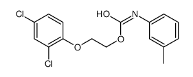 2-(2,4-dichlorophenoxy)ethyl N-(3-methylphenyl)carbamate picture