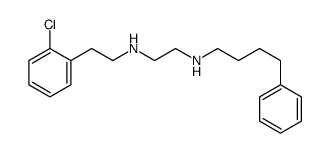 N'-[2-(2-chlorophenyl)ethyl]-N-(4-phenylbutyl)ethane-1,2-diamine Structure