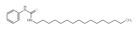 Thiourea,N-hexadecyl-N'-phenyl- Structure