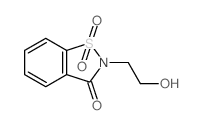 1,2-Benzisothiazol-3(2H)-one,2-(2-hydroxyethyl)-, 1,1-dioxide结构式