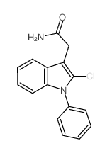 1H-Indole-3-acetamide,2-chloro-1-phenyl-结构式