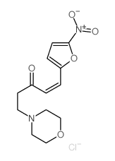 (E)-5-morpholin-4-yl-1-(5-nitro-2-furyl)pent-1-en-3-one Structure