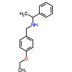 (4-ETHOXY-BENZYL)-(1-PHENYL-ETHYL)-AMINE结构式