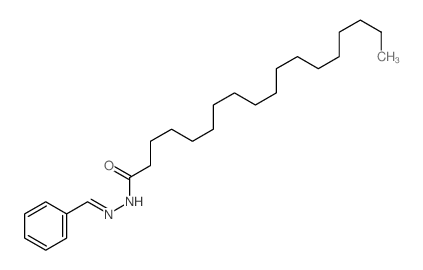 N-(benzylideneamino)octadecanamide结构式