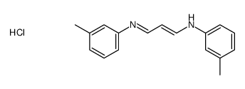 N-[3-[(m-tolyl)amino]allylidene]-m-toluidine monohydrochloride Structure