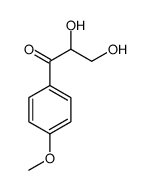 2,3-dihydroxy-1-(4-methoxyphenyl)propan-1-one Structure