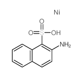 1-Naphthalenesulfonicacid, 2-amino-, nickel(2+) salt (2:1) structure