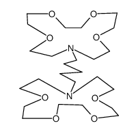 1,5-bis-(N-monoaza-15-crown-5)pentane Structure