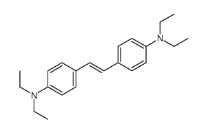 4-[2-[4-(diethylamino)phenyl]ethenyl]-N,N-diethylaniline结构式