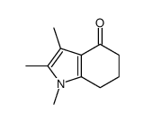 1,5,6,7-Tetrahydro-1,2,3-trimethyl-4H-indol-4-one结构式