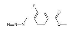 4-Azidomethyl-3-fluorobenzoic acid methyl ester结构式