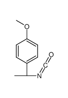 Benzene, 1-[(1R)-1-isocyanatoethyl]-4-methoxy- (9CI) Structure