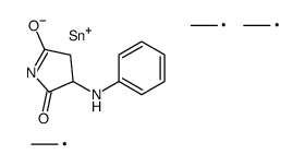 3-anilino-1-triethylstannylpyrrolidine-2,5-dione Structure