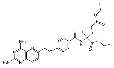 Diethyl 8-Deaza-10-oxaaminopterin结构式