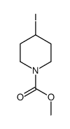 1-Piperidinecarboxylic acid, 4-iodo-, Methyl ester structure