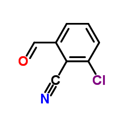 2-氯-6甲酰基苯氰结构式