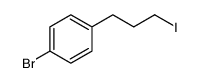 1-bromo-4-(3-iodopropyl)benzene Structure