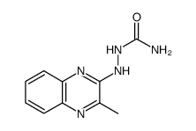 2-Methyl-3-semicarbazido-chinoxalin Structure