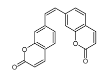 7,7'-vinylenebis-2-benzopyrone structure