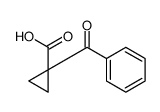 1-benzoylcyclopropane-1-carboxylic acid结构式