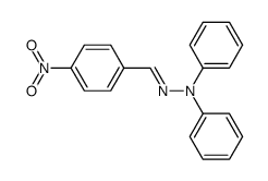 4-nitro-benzaldehyde diphenylhydrazone Structure