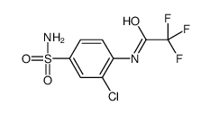 N-(2-chloro-4-sulfamoylphenyl)-2,2,2-trifluoroacetamide Structure